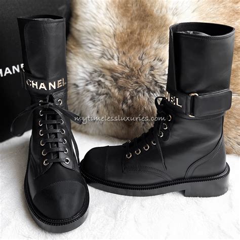 chanel products at boots|Chanel combat boot.